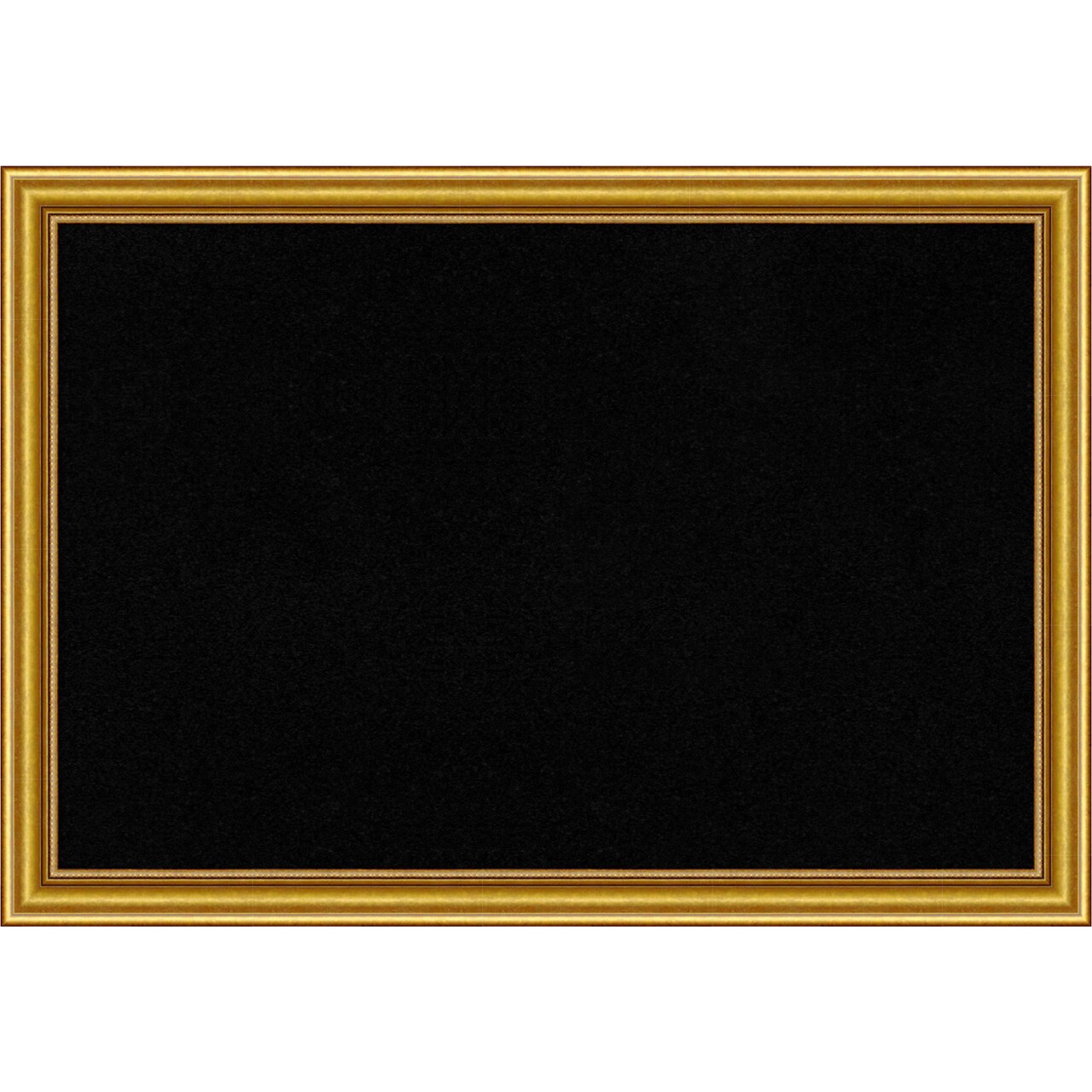 Cork Board, Townhouse Gold Wood Frame - Bulletin Board, Organization Board, Pin Board